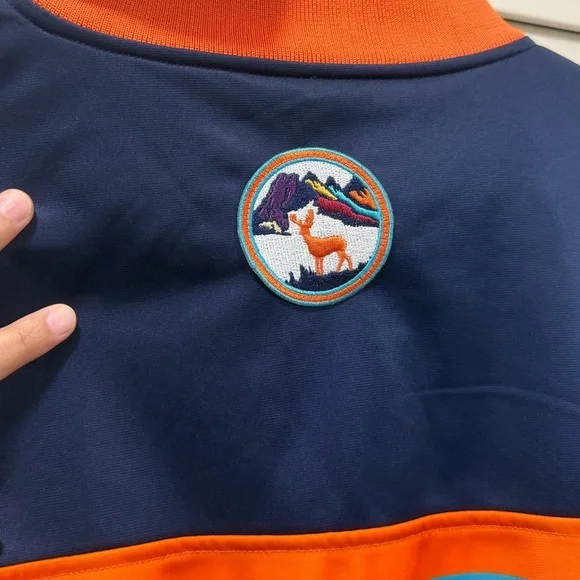 Coogi Y2K Striped Mountain Jacket Embroidered Rare - Picture 9 of 13